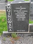 MQINGWANA Mlungisi Goodman 1940-2008