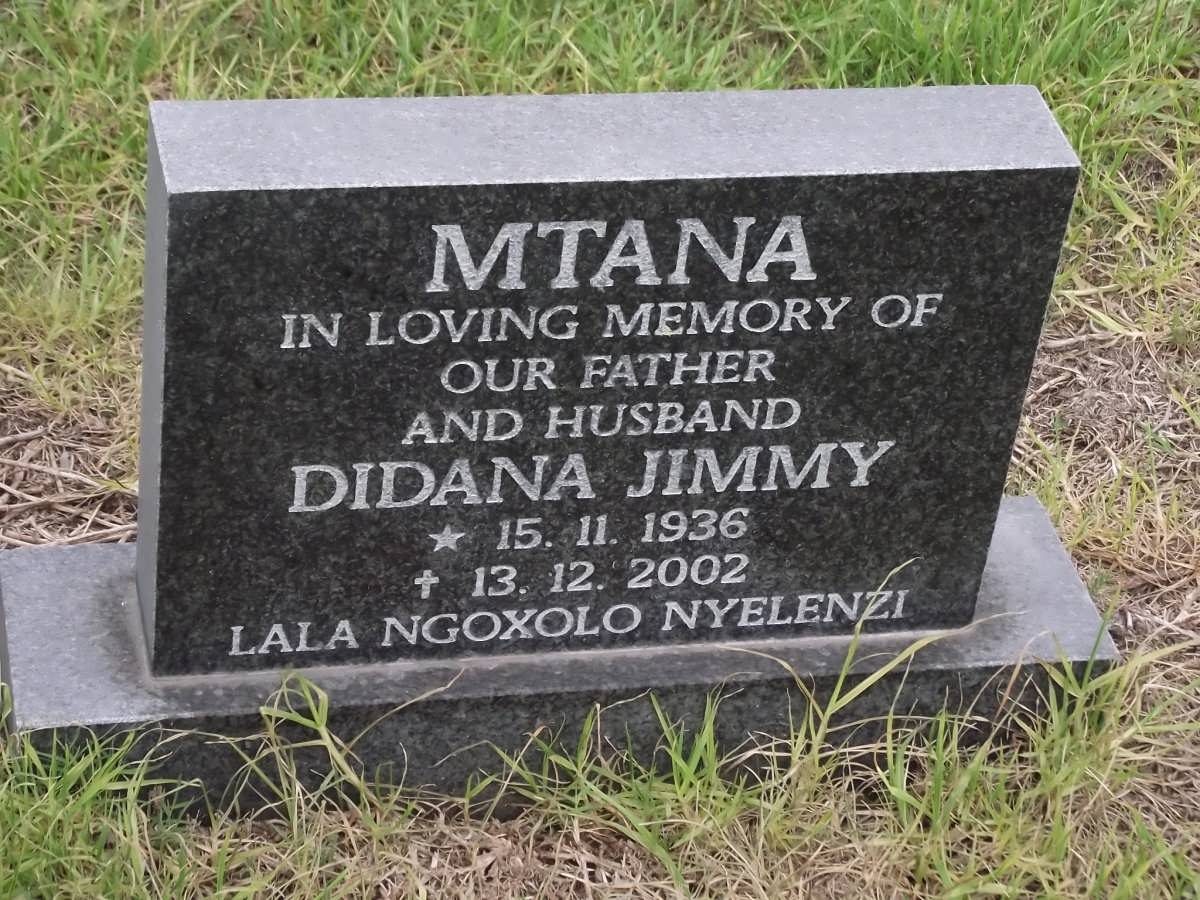 MTANA Didana Jimmy 1936-2002