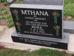 MTHANA Bidile 1976-2004