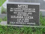 MTSI Lulama Lucia 1976-2007