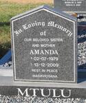 MTULU Amanda 1979-2009