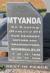 MTYANDA Nombulelo 1948-2009