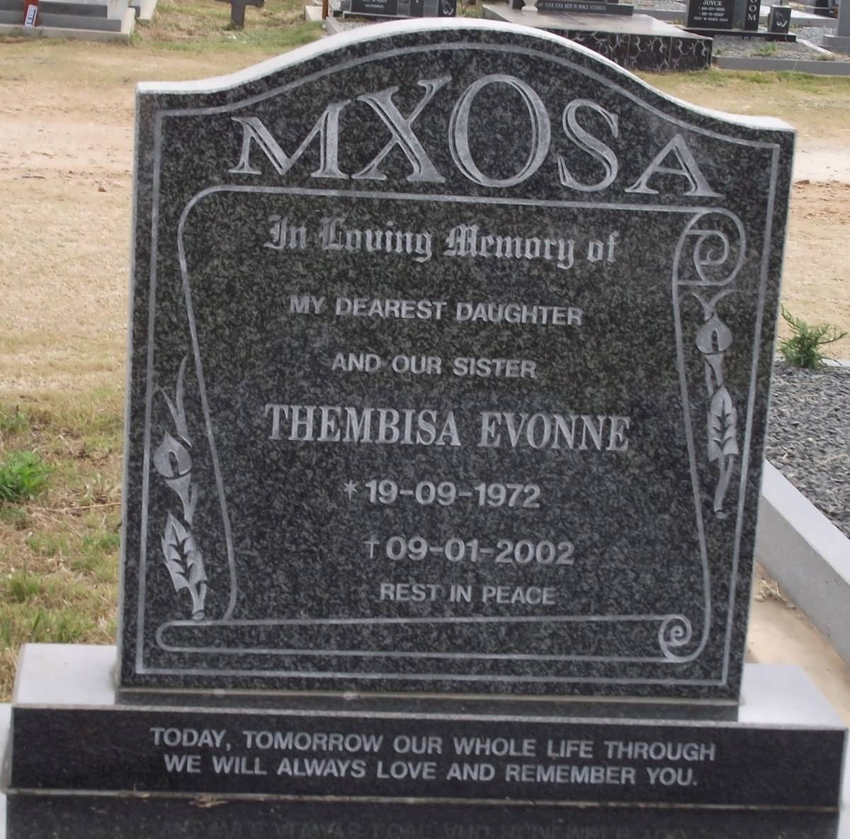 MXOSA Thembisa Evonne 1972-2002