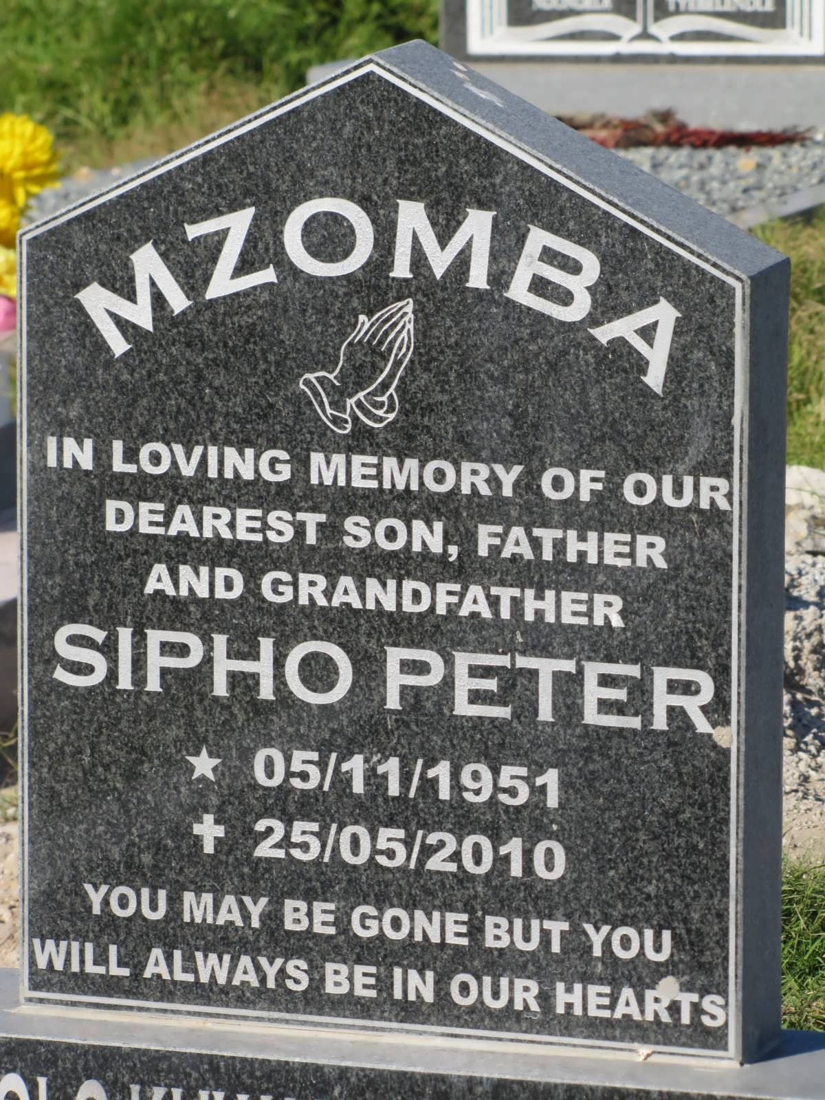 MZOMBA Sipho Peter 1951-2010