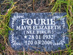 FOURIE Mavis Elizabeth nee BIRCH 1932-2006