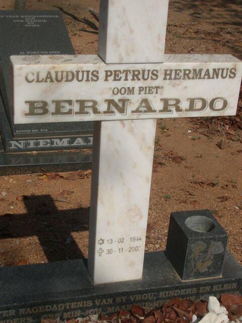 BERNARDO Clauduis Petrus Hermanus 1944-2003