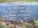 MARSHALL Ida Annie nee STENSON 1862-1948