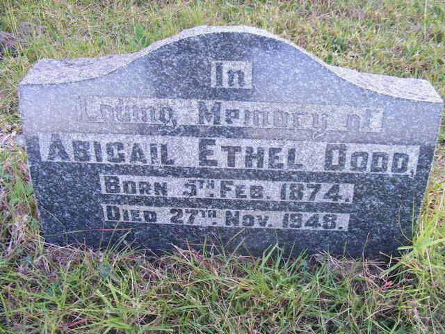 DODD Abigail Ethel 1874-1948