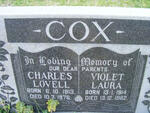 COX Charles Lovell 1913-1976 & Violet Laura 1914-1962