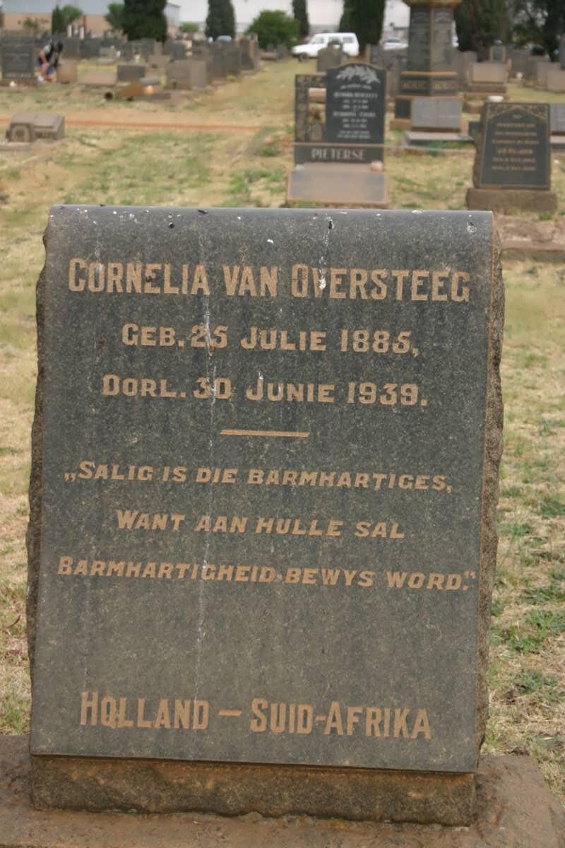 OVERSTEEG Cornelia, van 1885-1939