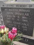 MACDONALD John Douglas 1890-1966 & Inez Constance 1898-1981