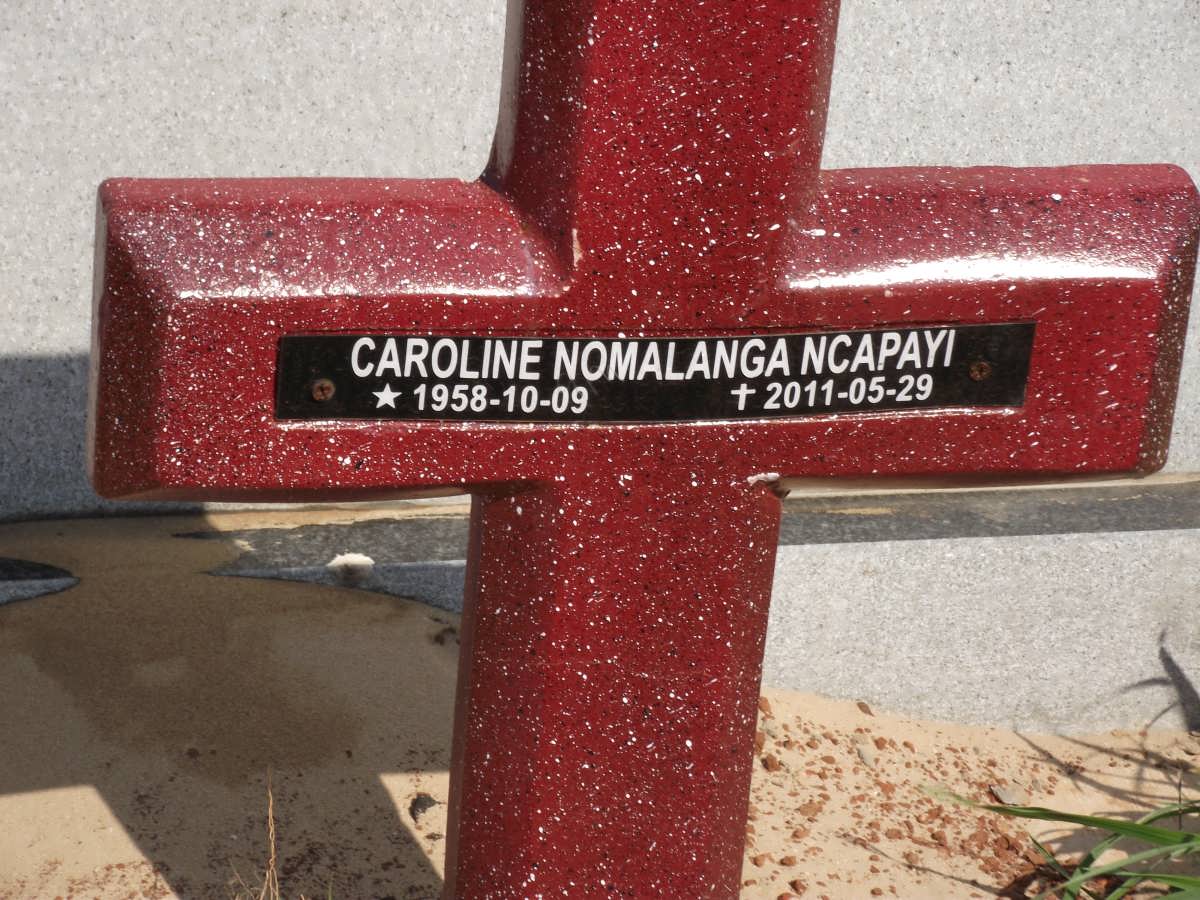NCAPAYI Caroline Nomalanga 1958-2011