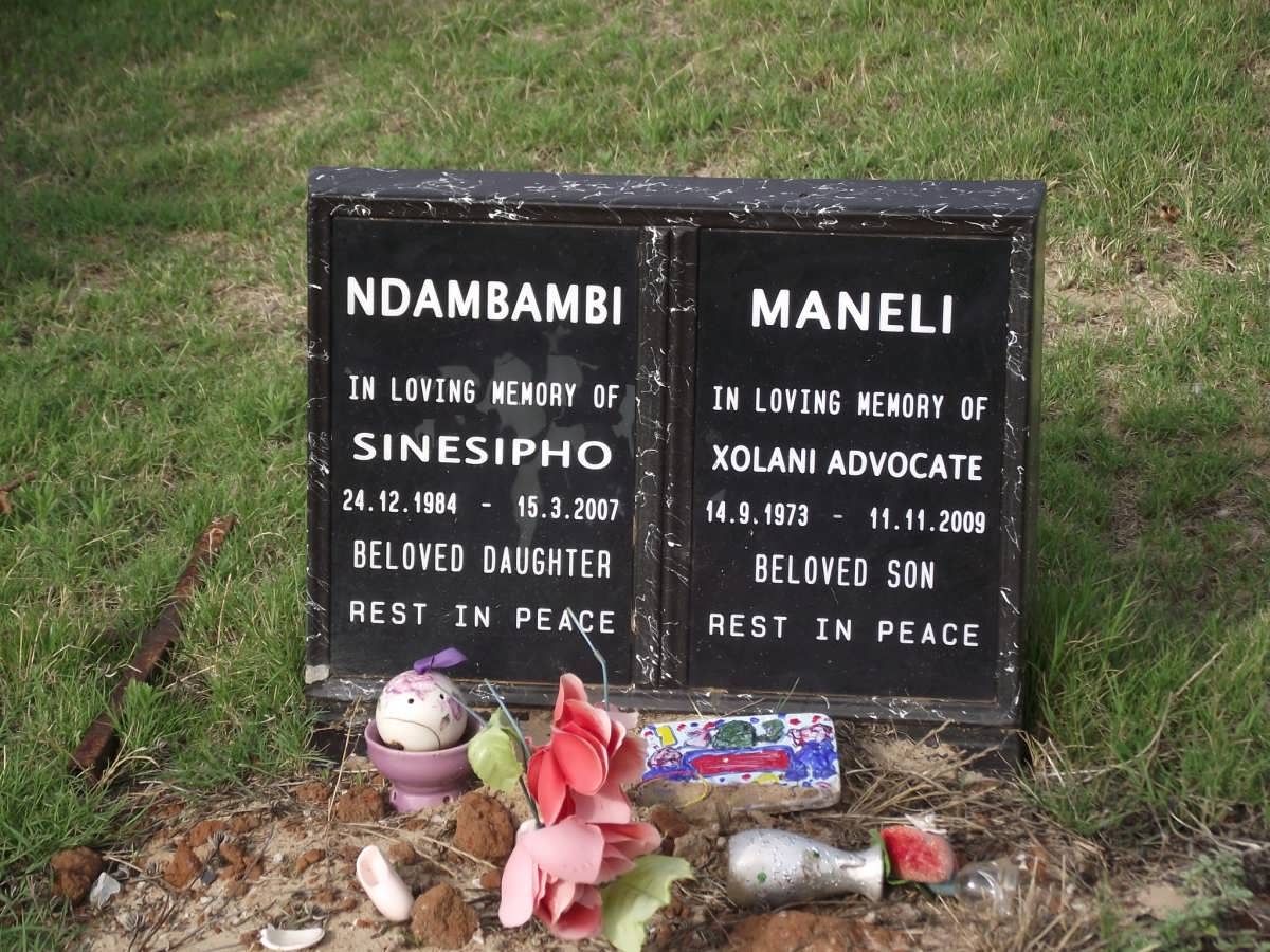 NDAMBAMBI Sinesipho 1984-2007 :: MANELI Xolani Advocate 1973-2009