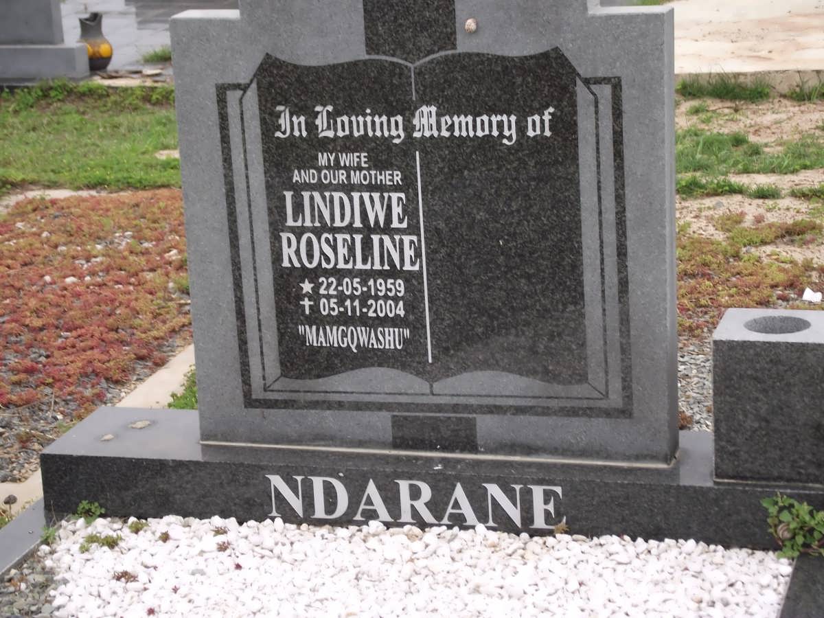 NDARANE Lindiwe Roseline 1959-2004