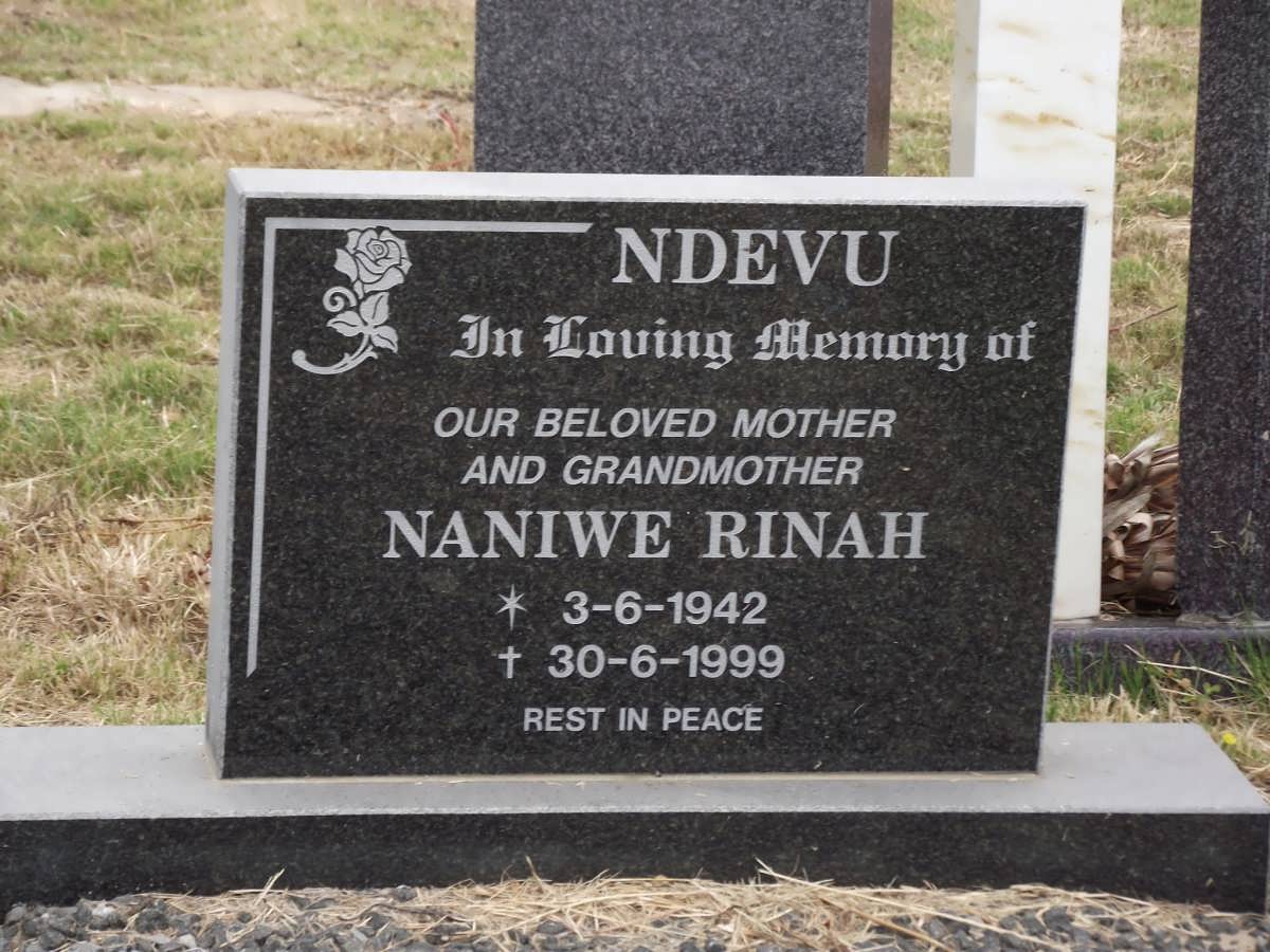 NDEVU Naniwe Rinah 1942-1999
