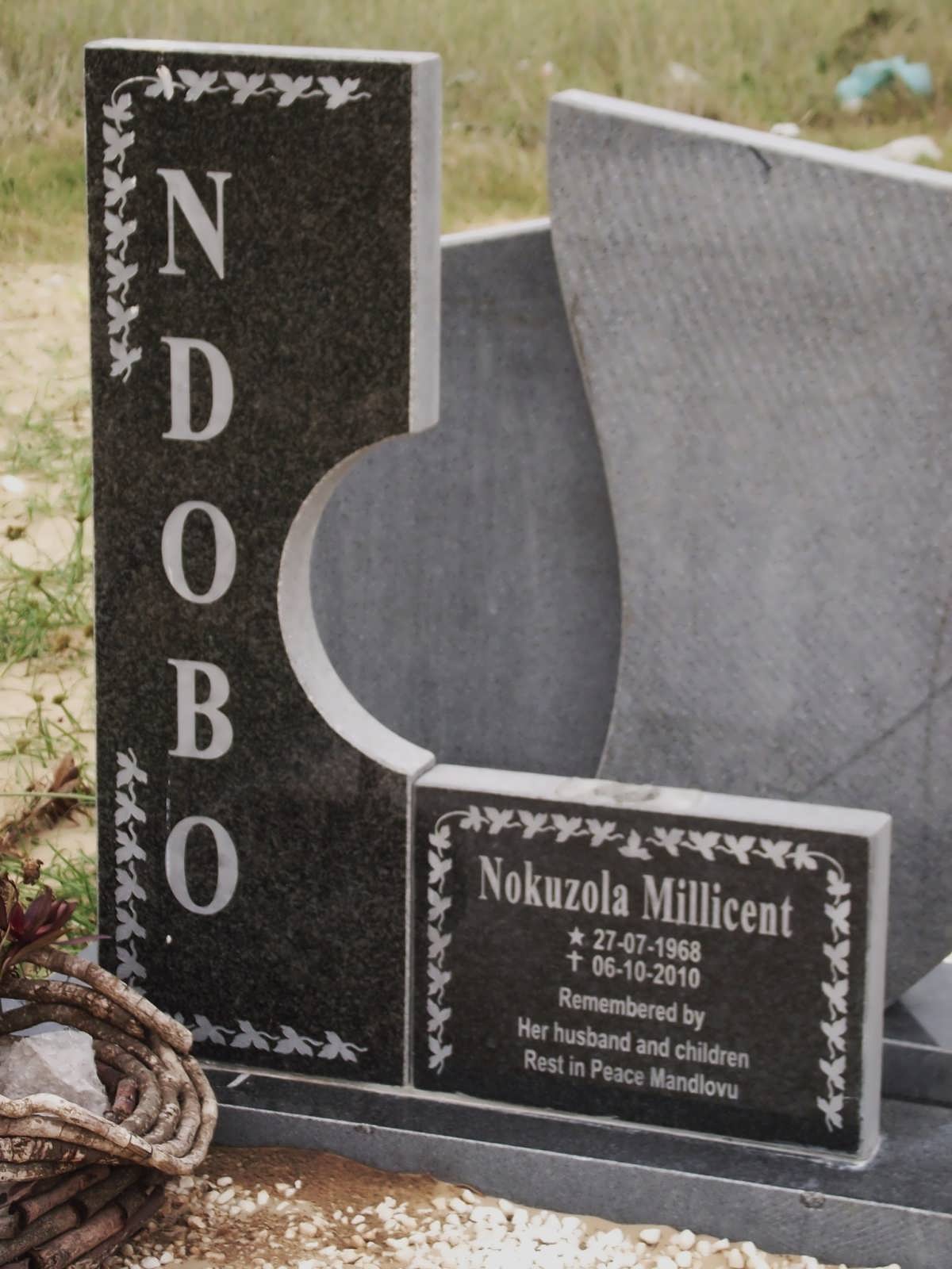 NDOBO Nokuzola Millicent 1968-2010