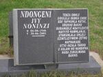 NDONGENI Ivy Noninzi 1946-2001