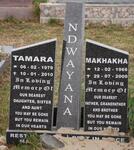 NDWAYANA Tamara 1979-2010 & Makhakha 1966-2000