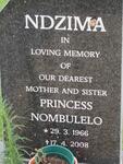 NDZIMA Princess Nombulelo 1966-2008