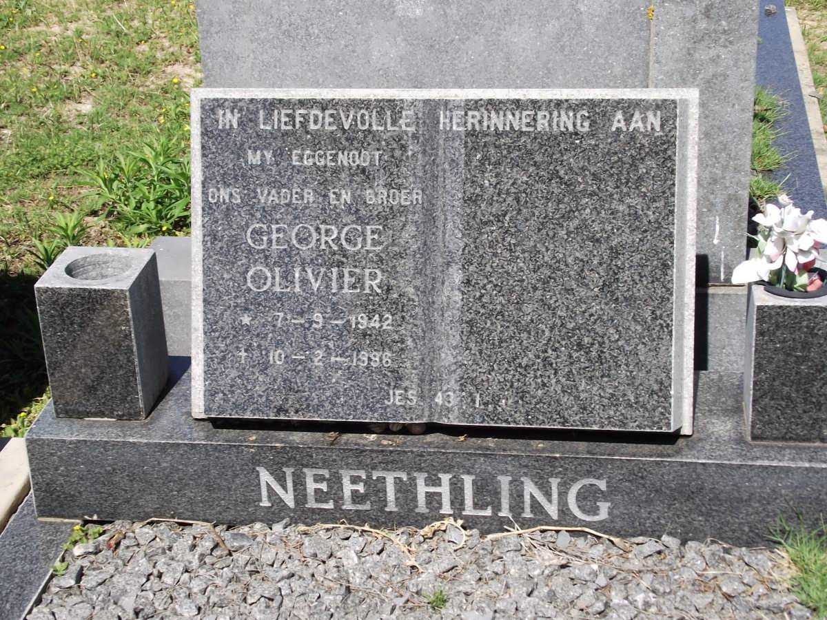 NEETHLING George Olivier 1942-1996