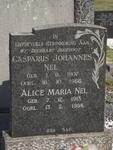 NEL Casparus Johannes 1907-1966 & Alice Maria 1913-1998