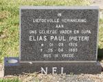 NEL Elias Paul 1926-1989