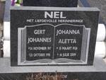 NEL Gert Johannes 1917-1998 & Johanna Aletta 1926-2009