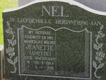 NEL Jeanette nee WAGENAAR 1944-1998