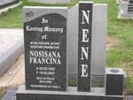 NENE Nosisana Francina 1942-2007