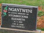 NGANTWENI Ntombizodwa Elizabeth 1930-2008