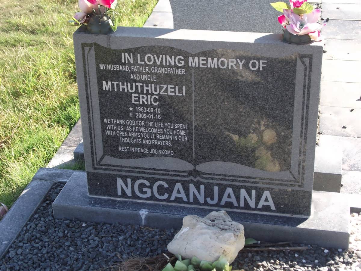 NGCANJANA Mthuthuzeli Eric 1963-2009