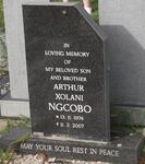 NGCOBO Arthur Xolani 1974-2007