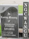 NGCWANGU Kholekile 1945-2006
