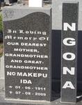 NGONA Nomakepu Ida 1911-2009