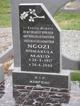 NGOZI Nomakula Maud 1917-2006