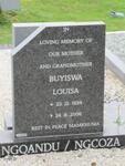 NGQANDU Buyiswa Louisa 1934-2006