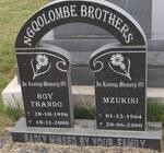 NGQOLOMBE Boy Thando 1950-2000 :: NGQOLOMBE Mzukisi 1964-2000