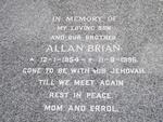 NICHOLSON Allan Brian 1954-1995