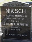 NIKSCH Evelyn Elizabeth 1906-1978