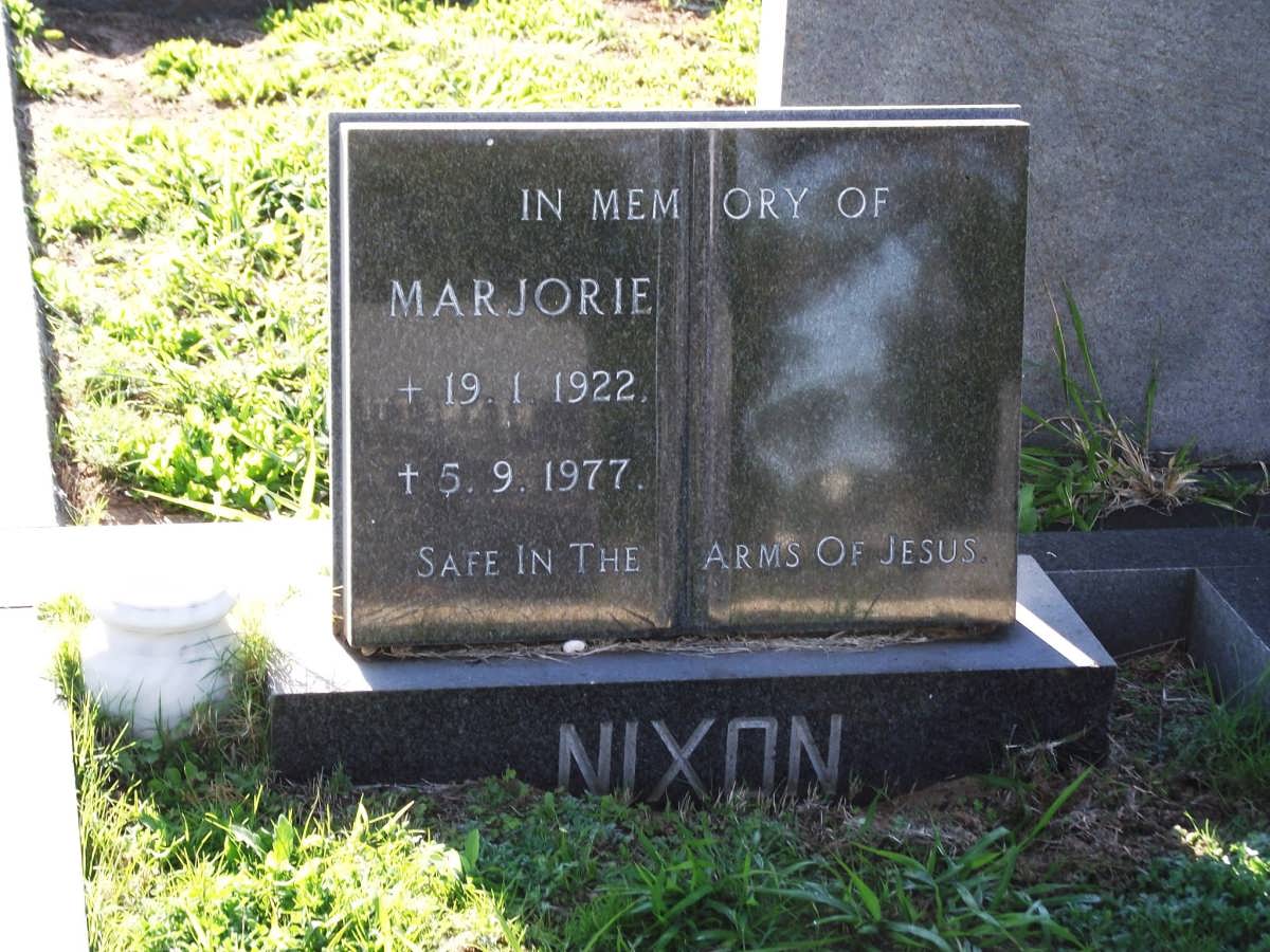 NIXON Marjorie 1922-1977