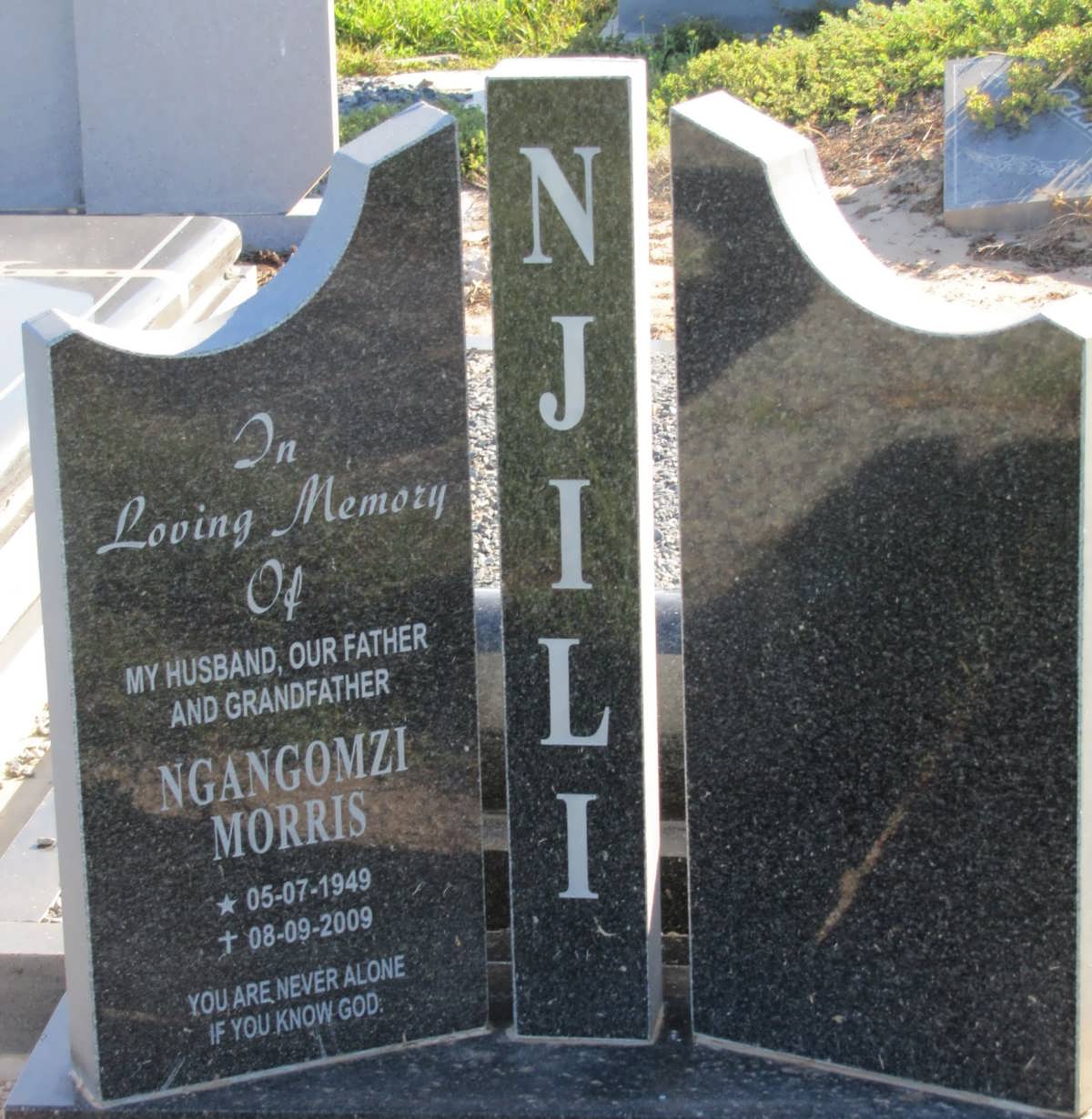 NJILI Ngangomzi Morris 1949-2009