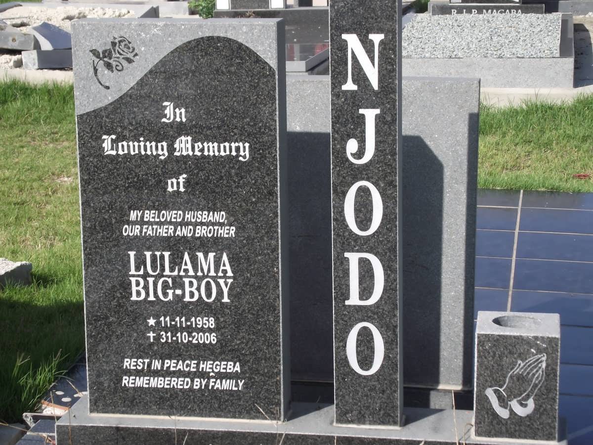 NJODO Lulama Big-Boy 1958-2006