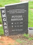 NMGANGU Potose Mirriam 1936-2006