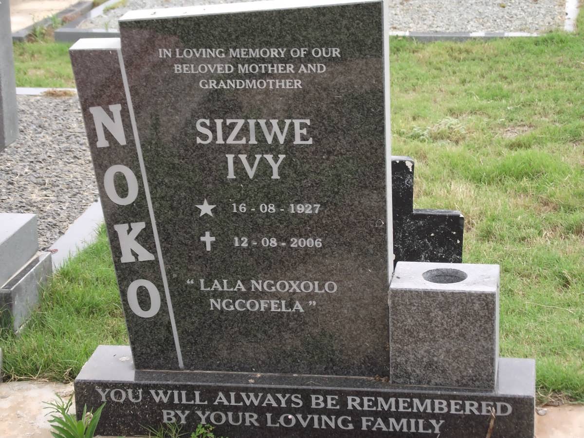 NOKO Siziwe Ivy 1927-2006