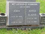NOLAN John 1936-1998 & Joyce Elaine 1937-2000