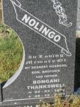 NOLINGO Bongani Thankswell 1972-2009