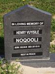 NOQOOLI Henry Vuyisile 1952-2011