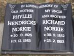 NORKIE Phyllis Hendricks 1925-1983 :: NORKIE Richard 1932-1993
