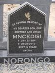 NORONGO Mncedisi 1984-2010