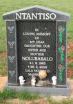 NTANTISO Nolubabalo 1983-2009